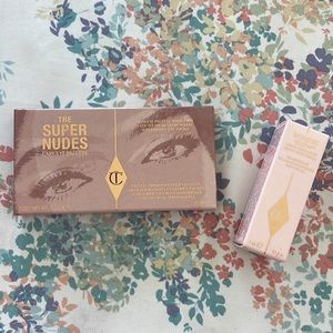 New, never been used Charlotte Tilbury eyeshadow and primer set